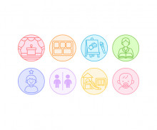 우리 원 장소 스탬프