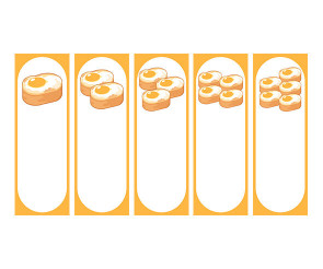 계란빵 가게 개별 메뉴판 (문구없음)