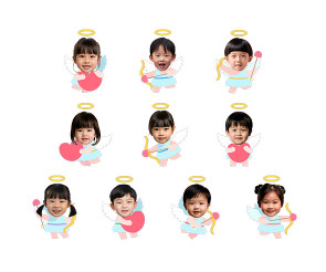 큐피트 합성이미지