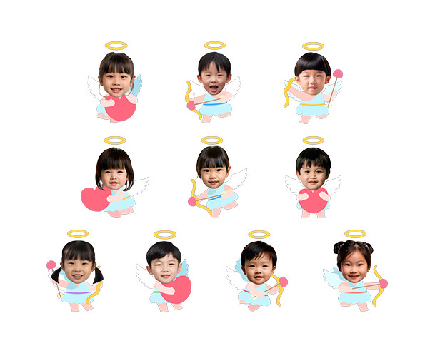 큐피트 합성이미지