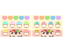 생일판 (컵케이크) (문구없음)