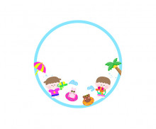 물총 축제 라벨