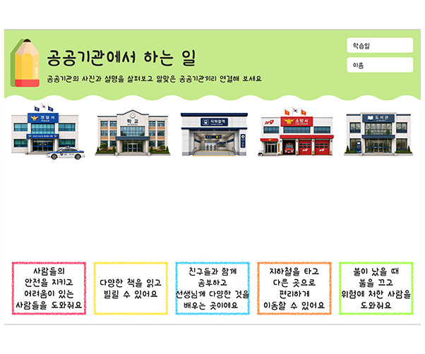 공공기관에서 하는 일