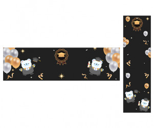 졸업을 축하해 가로 세로 배너 (문구없음)