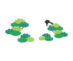 나뭇가지와 까치