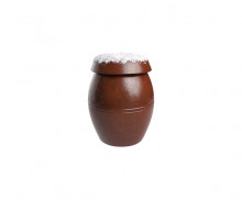 눈 쌓인 장독대