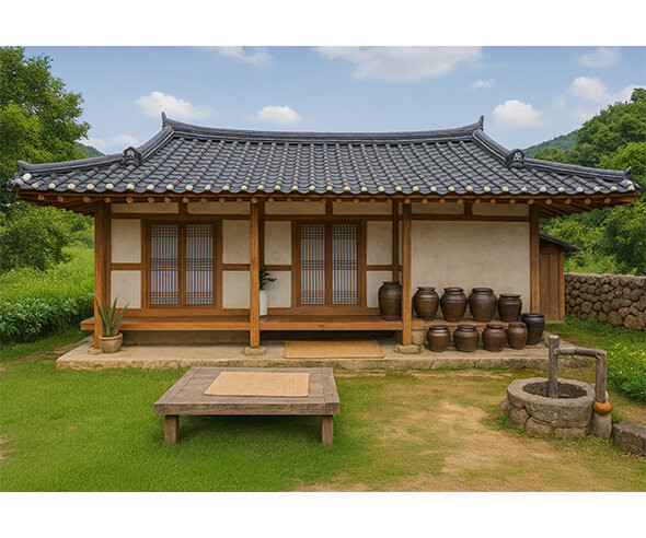 시골집 배경