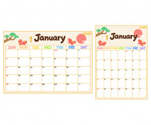 교사용 달력 (1월)