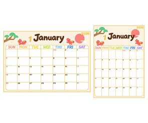 교사용 달력 (1월)
