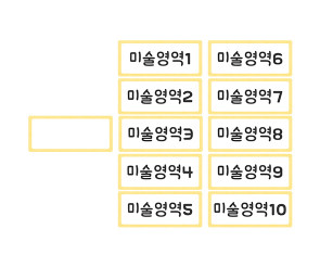 영역별 바구니 이름표 (미술영역)