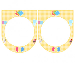 [개별도안] 친구와 함께 물건을 옮겨요 가랜드