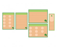 봄나물 음식점 메뉴판