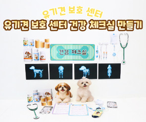 유기견 보호 센터 건강 체크실 만들기