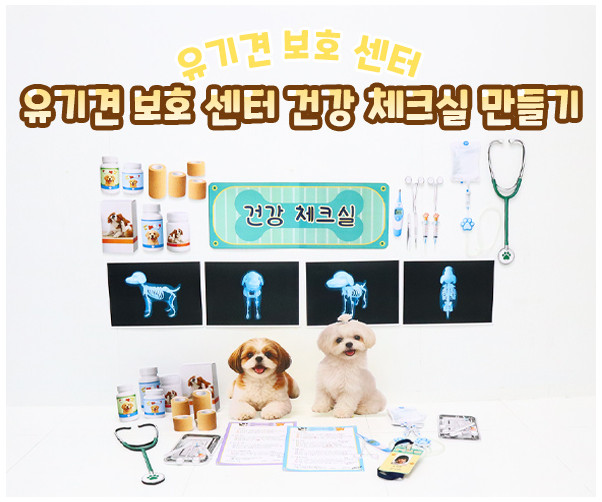 유기견 보호 센터 건강 체크실 만들기