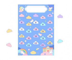 칭찬판 (유니콘) (문구없음)