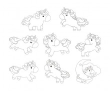 유니콘 색칠 모음