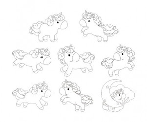 유니콘 색칠 모음