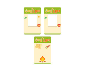 우리반 탐험대 명찰 (문구없음)