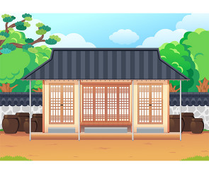 시골집 배경