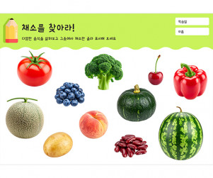 채소를 찾아라