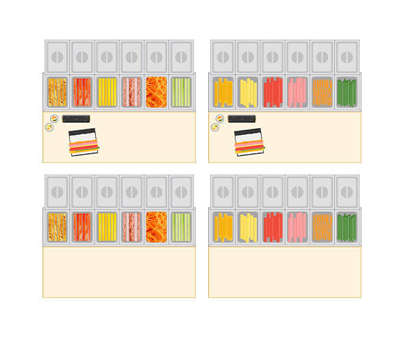 김밥가게 도마