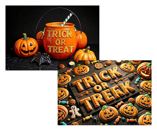 할로윈 TRICK OR TREAT 배경