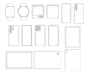 스마트폰(태블릿, 워치) 색칠 모음