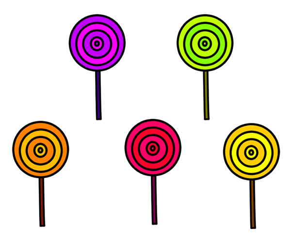 사탕 5종
