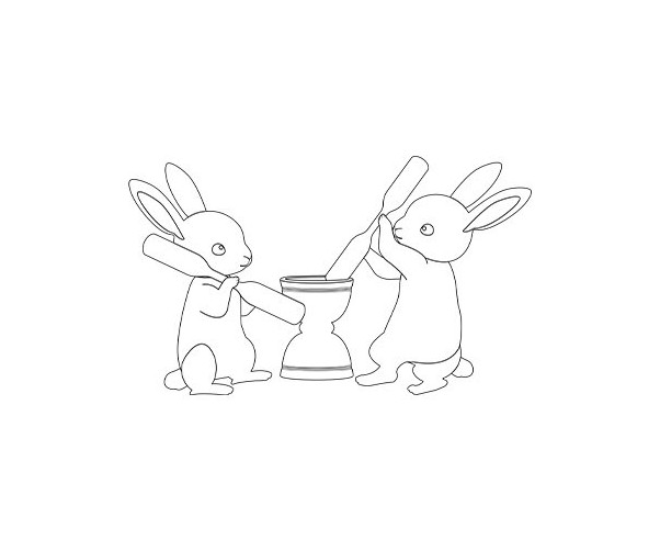 달토끼 (색칠)