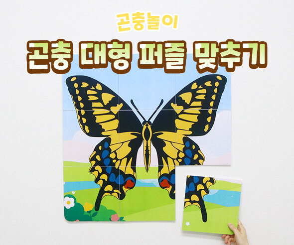 곤충 대형 퍼즐 맞추기