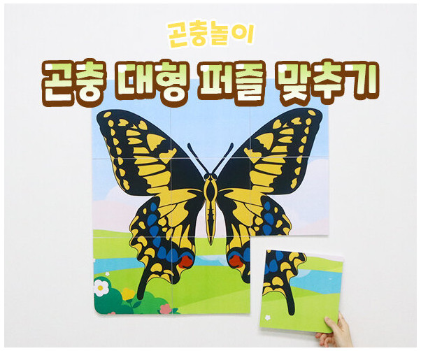 곤충 대형 퍼즐 맞추기