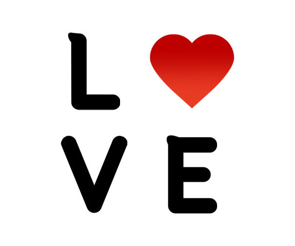 LOVE 글자