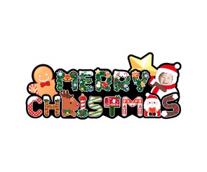 Merry Christmas 눈사람 합성 토퍼