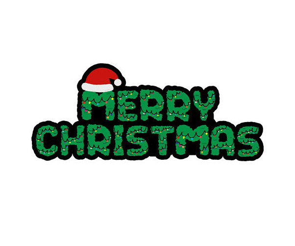 MERRY CHRISTMAS 트리 토퍼