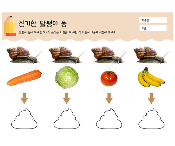 신기한 달팽이 똥
