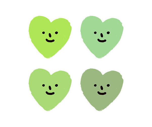 초록 하트