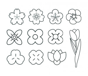 꽃 색칠 모음