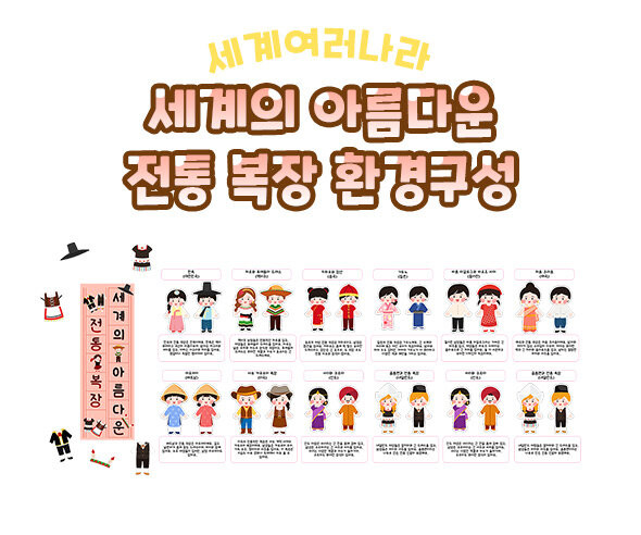 세계의 아름다운 전통 복장 환경구성