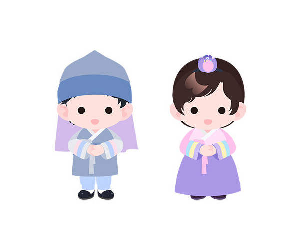 한복 입은 아이