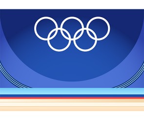 역도 경기장 배경