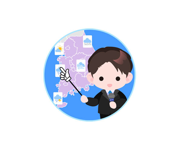기상캐스터 라벨(남아)