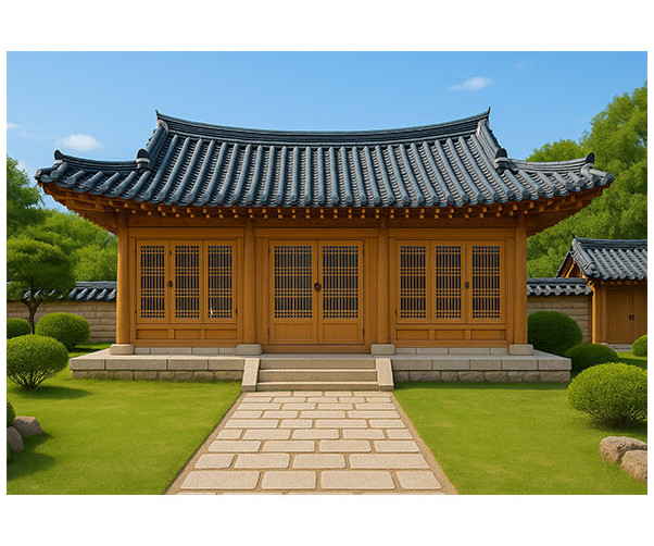 한옥 배경