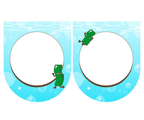 [개별도안] 미역놀이 가랜드