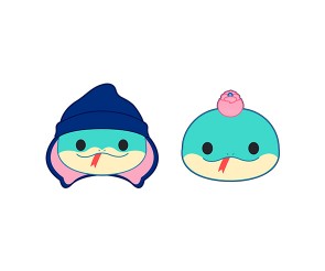 푸른 뱀 얼굴(한복)