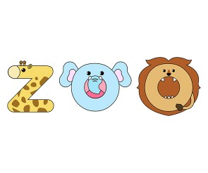 ZOO 레터링