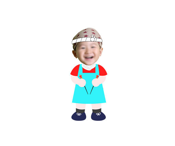 타코야끼 만드는 아이(하늘)