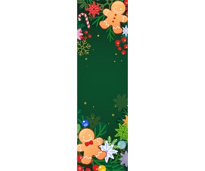 Merry Christmas 쿠키 세로 배너(문구없음)