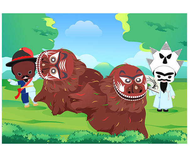 북청사자놀음 배경