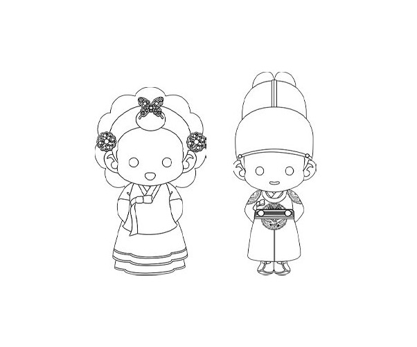임금(왕), 중전 색칠