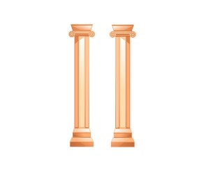 그리스 신전식 기둥